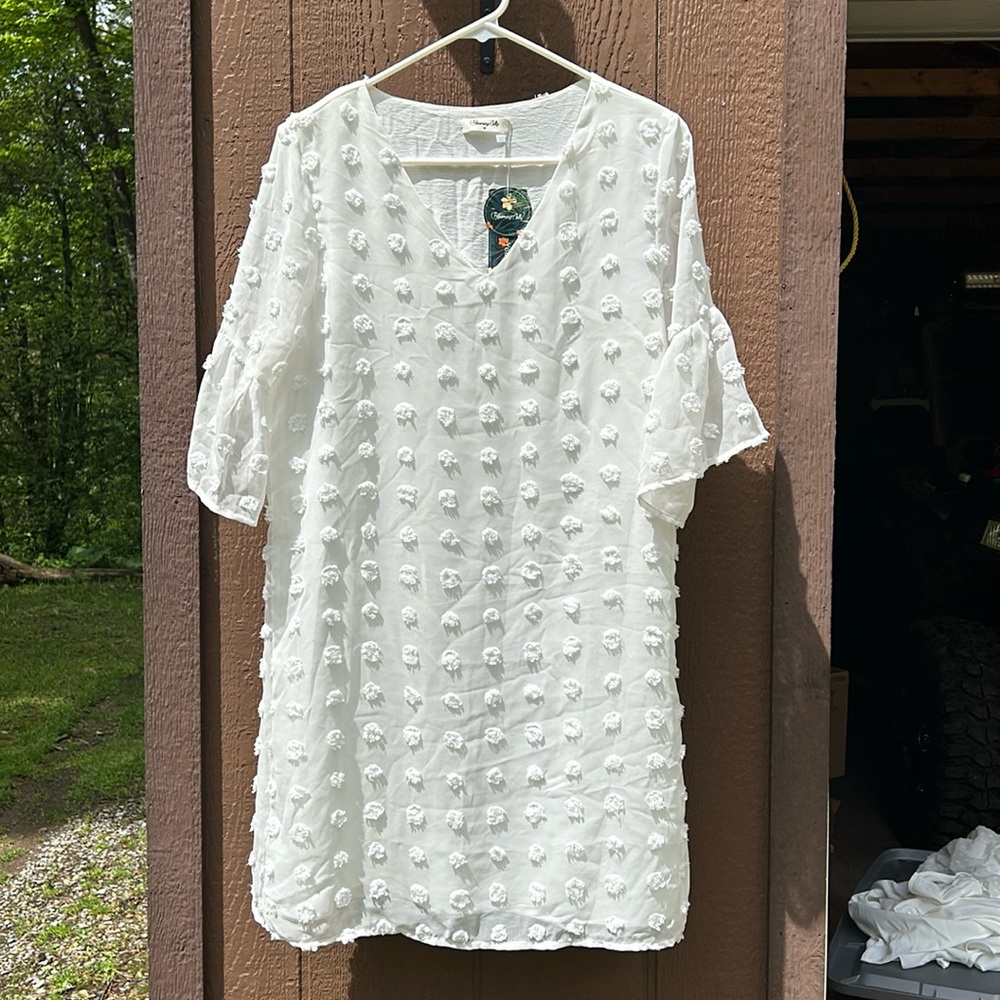 Size medium white dress
